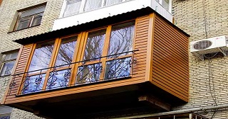 Внешняя отделка балкона Геленджик цена от 1021 руб. м/2.