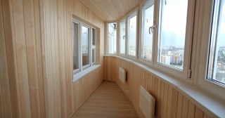 Внутренняя отделка лоджии Геленджик, цена от 205 руб. м2